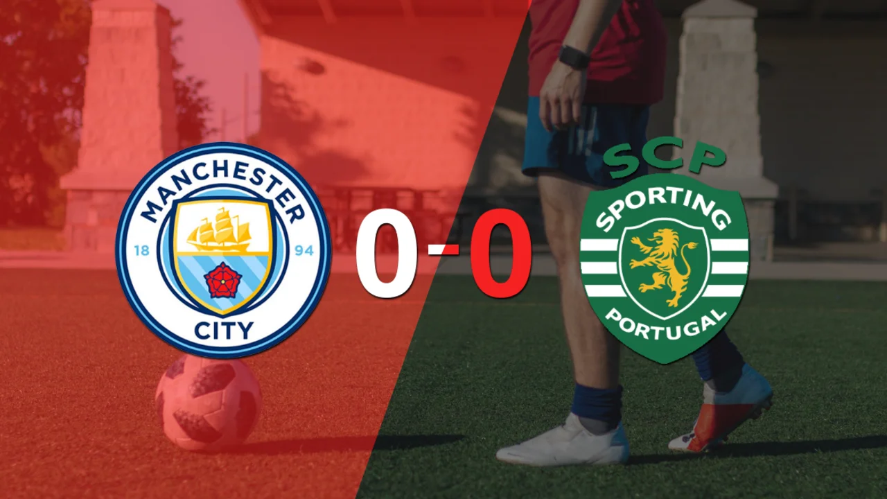 Manchester City y Sporting Lisboa terminaron sin goles