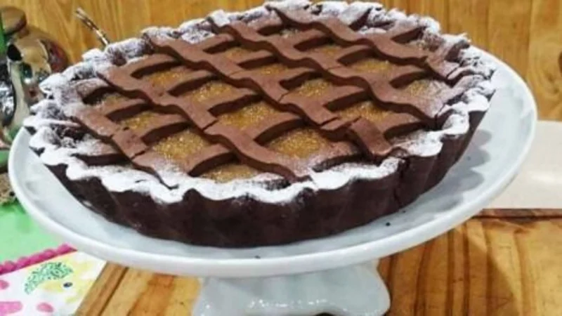 Pastafrola de chocolate