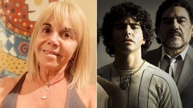 La frase de Maradona a Claudia sobre su serie: "Una lástima"
