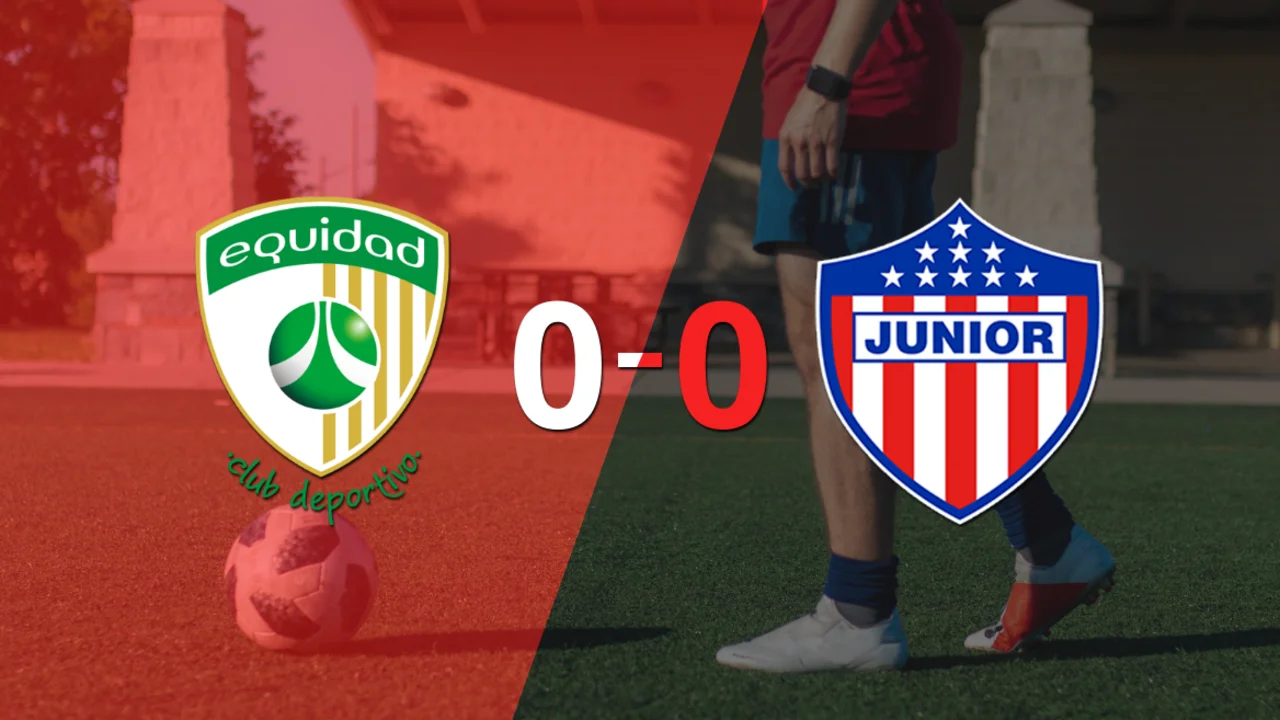 La Equidad y Junior terminaron sin goles