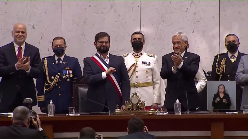 Histórico: Gabriel Boric asumió como nuevo presidente de Chile