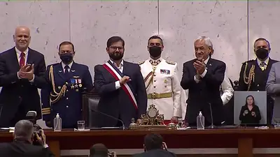 Histórico: Gabriel Boric asumió como nuevo presidente de Chile Histórico: Gabriel Boric asumió como nuevo presidente de Chile