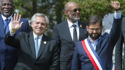 Alberto Fernández participó de la recepción brindada por Boric en Chile tras la asunción Alberto Fernández participó de la recepción brindada por Boric en Chile tras la asunción
