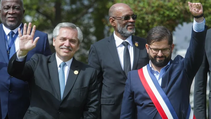 Alberto Fernández participó de la recepción brindada por Boric en Chile tras la asunción