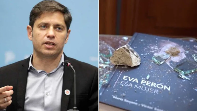 Axel Kicillof repudió el ataque a Cristina Kirchner en el Senado