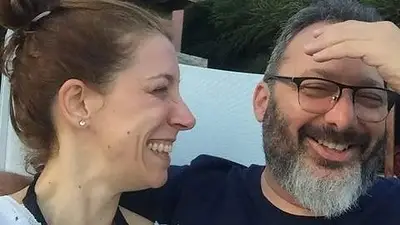 La pareja de Gerardo Rozín, Eugenia Quibel La pareja de Gerardo Rozín, Eugenia Quibel