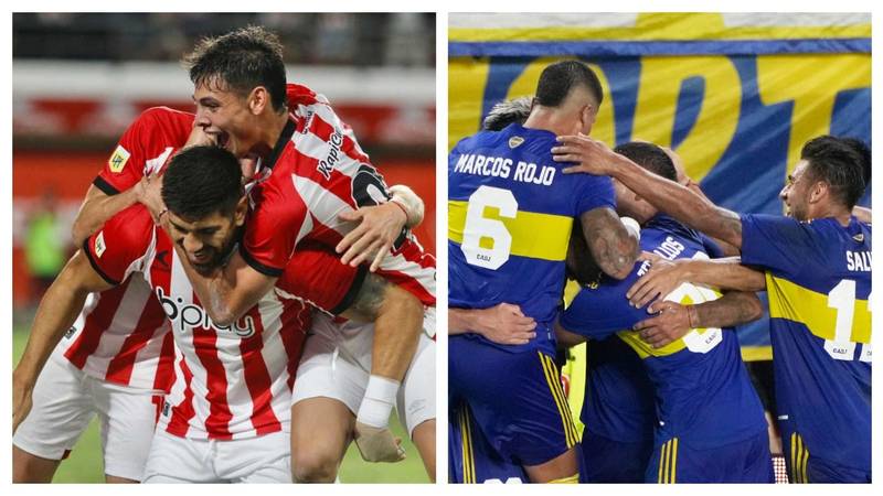 Estudiantes de La Plata Boca Juniors Copa de la Liga Profesional Fútbol argentino