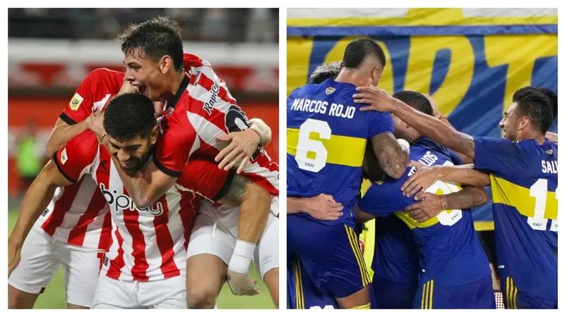 Estudiantes de La Plata Boca Juniors Copa de la Liga Profesional Fútbol argentino