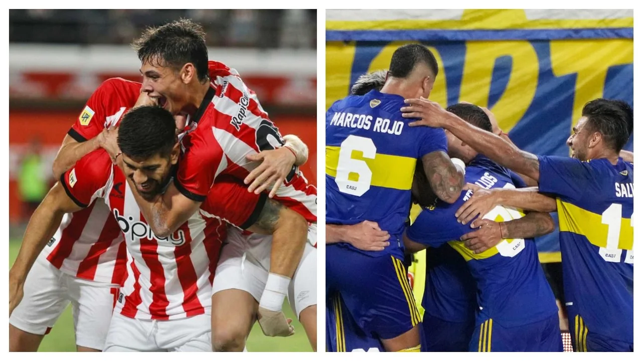 Estudiantes de La Plata Boca Juniors Copa de la Liga Profesional Fútbol argentino
