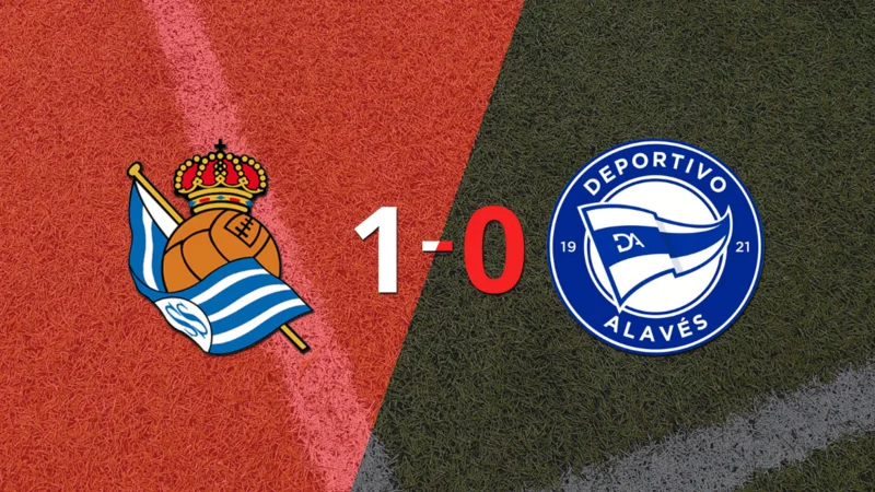 Real Sociedad le ganó 1-0 como local a Alavés