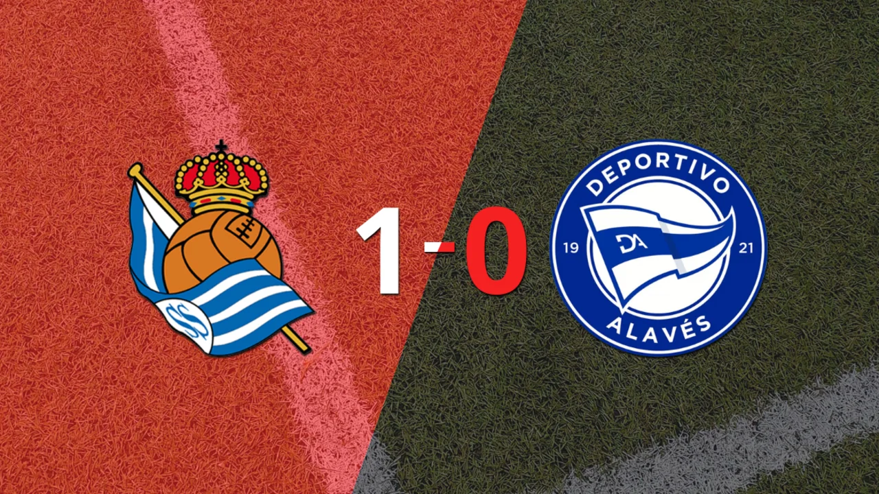 Real Sociedad le ganó 1-0 como local a Alavés