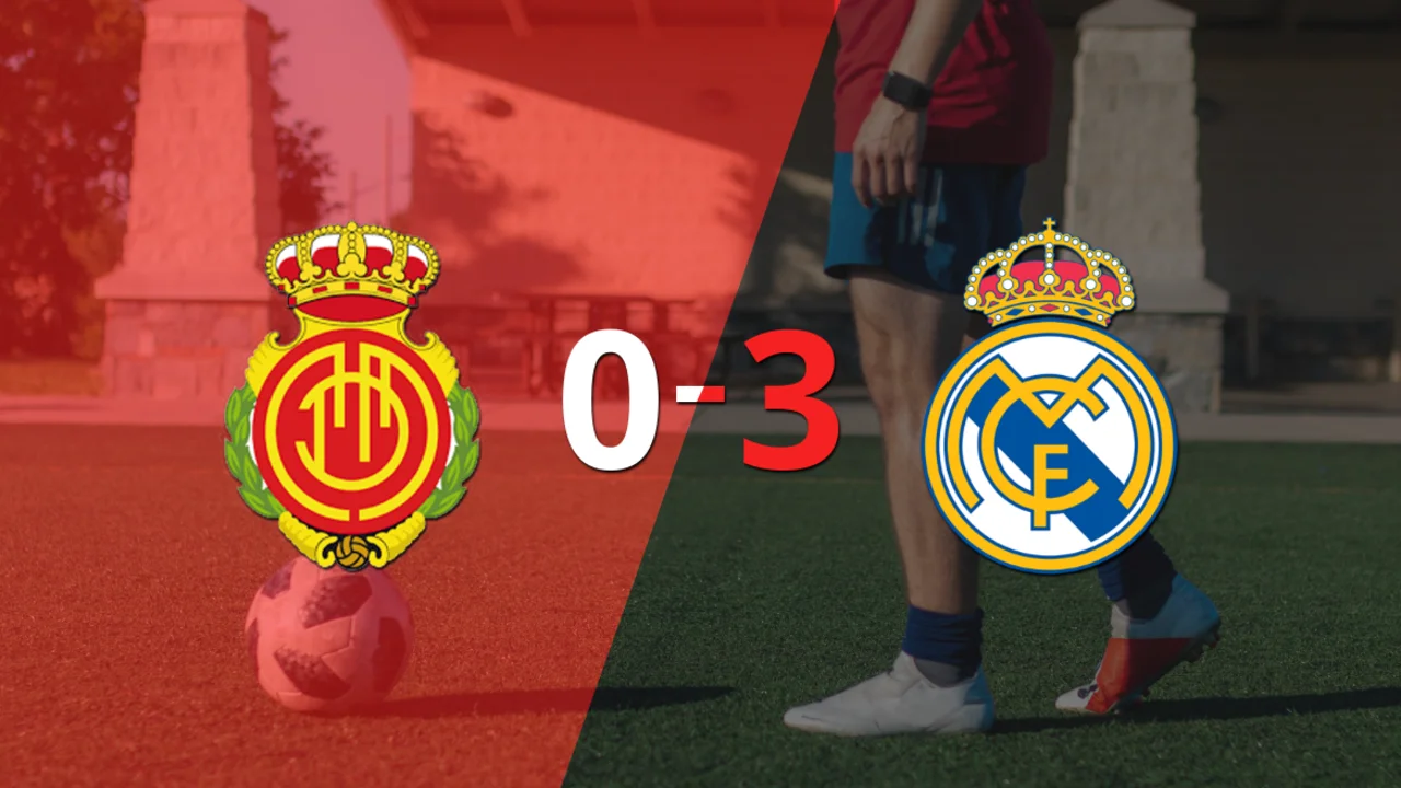 Con doblete de Karim Benzema, Real Madrid liquidó 3-0 a Mallorca