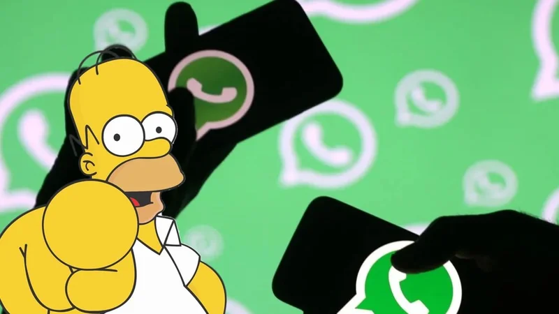 WhatsApp y Los Simpson