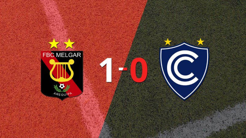 Melgar le ganó 1-0 como local a Cienciano
