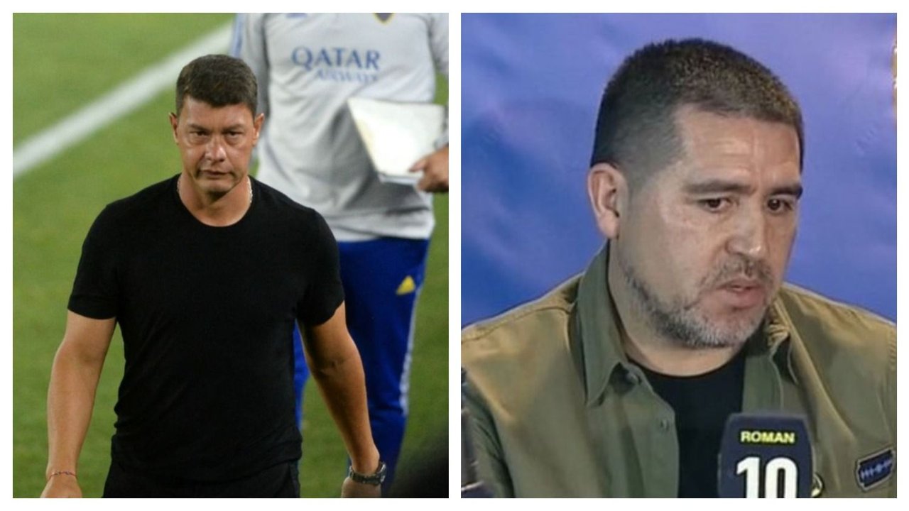 Sebastián Battaglia Boca Juniors Marcos Rojo Juan Román Riquelme
