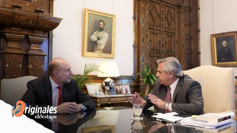 Perotti se acerca a la Rosada, en medio de la tensión con el campo