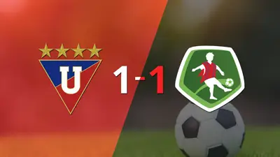 Empate a uno entre Liga de Quito y Mushuc Runa Empate a uno entre Liga de Quito y Mushuc Runa