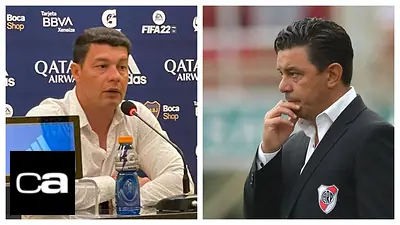 Sebastián Battaglia Marcelo Gallardo River Plate Boca Juniors Superclásico Sebastián Battaglia Marcelo Gallardo River Plate Boca Juniors Superclásico