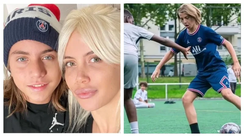 Valentino López Maxi López Wanda Nara PSG