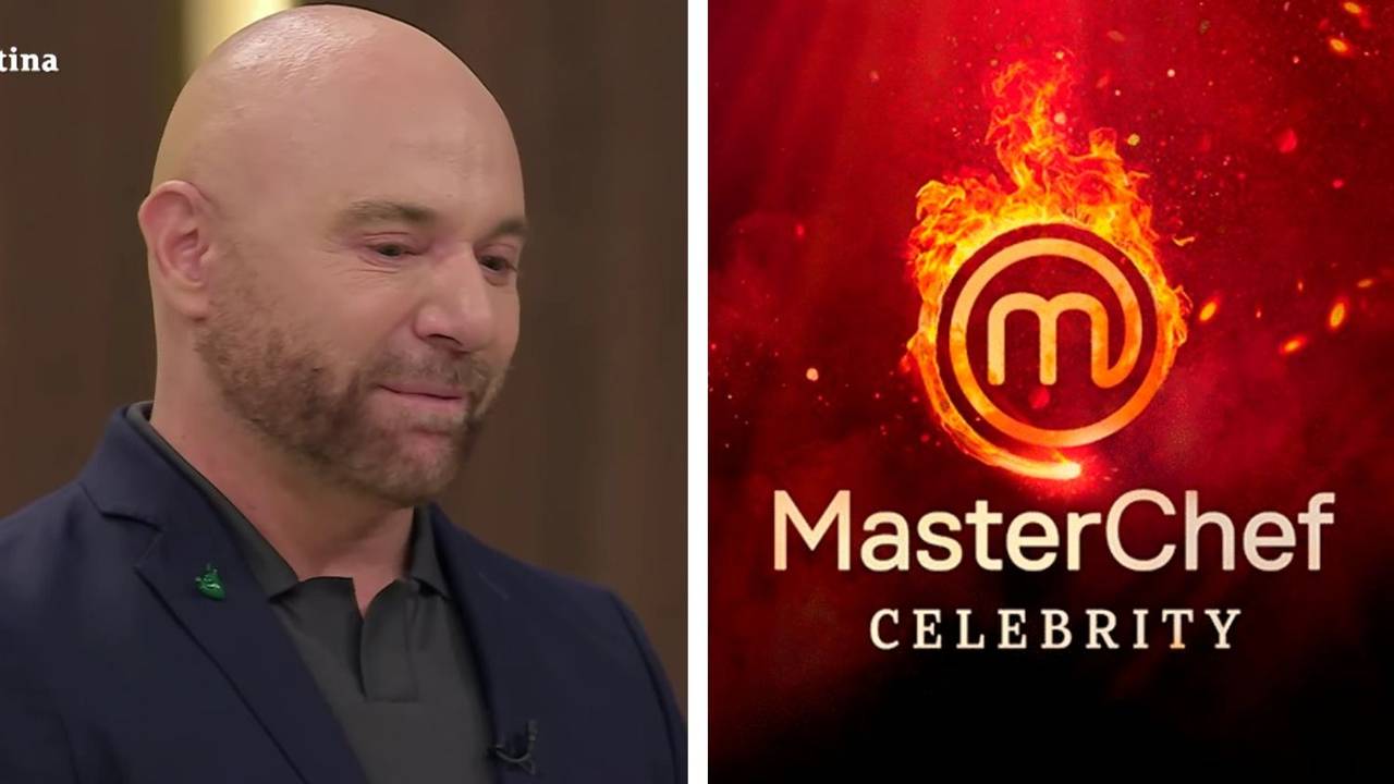 Germán Martitegui, llorando en MasterChef Celebrity