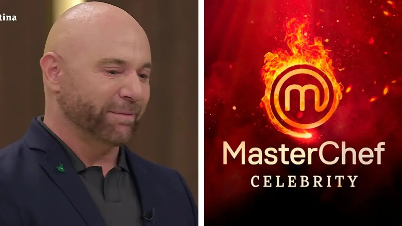 Germán Martitegui, llorando en MasterChef Celebrity