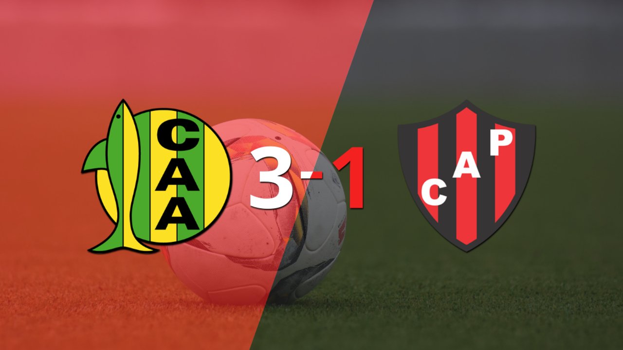 Doblete de Martín Cauteruccio en el triunfo 3-1 de Aldosivi frente a Patronato
