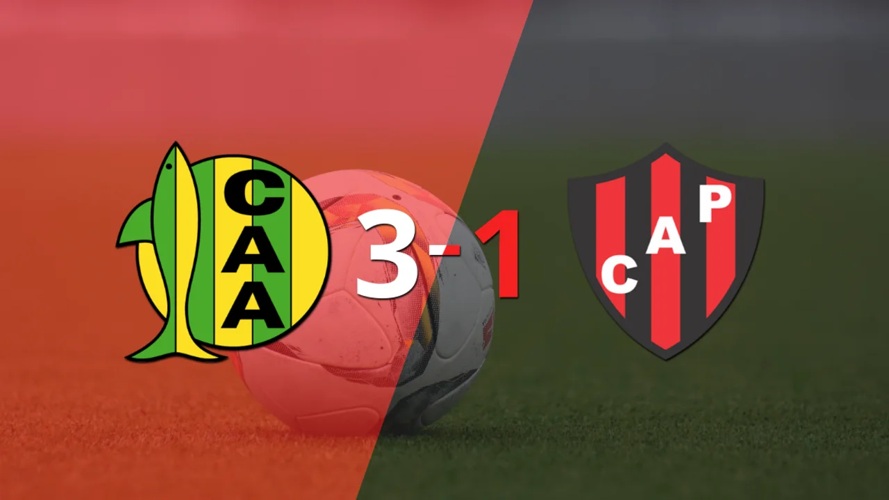 Doblete de Martín Cauteruccio en el triunfo 3-1 de Aldosivi frente a Patronato