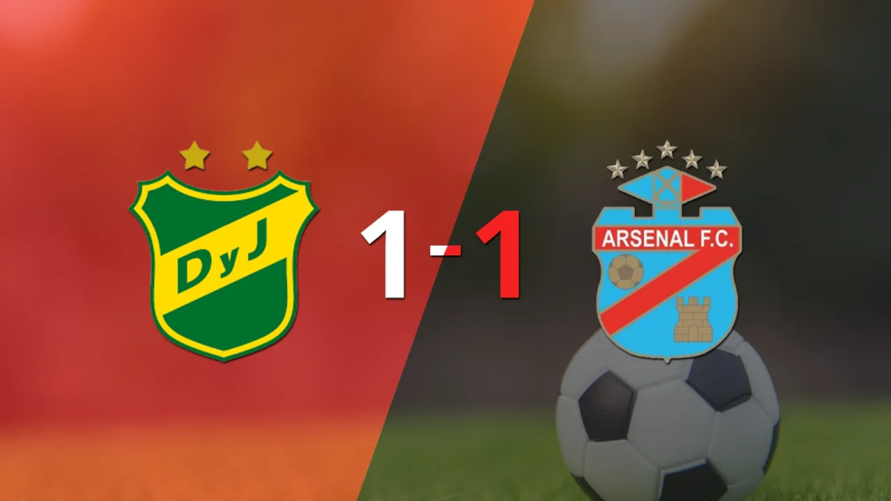 Empate a uno entre Defensa y Justicia y Arsenal