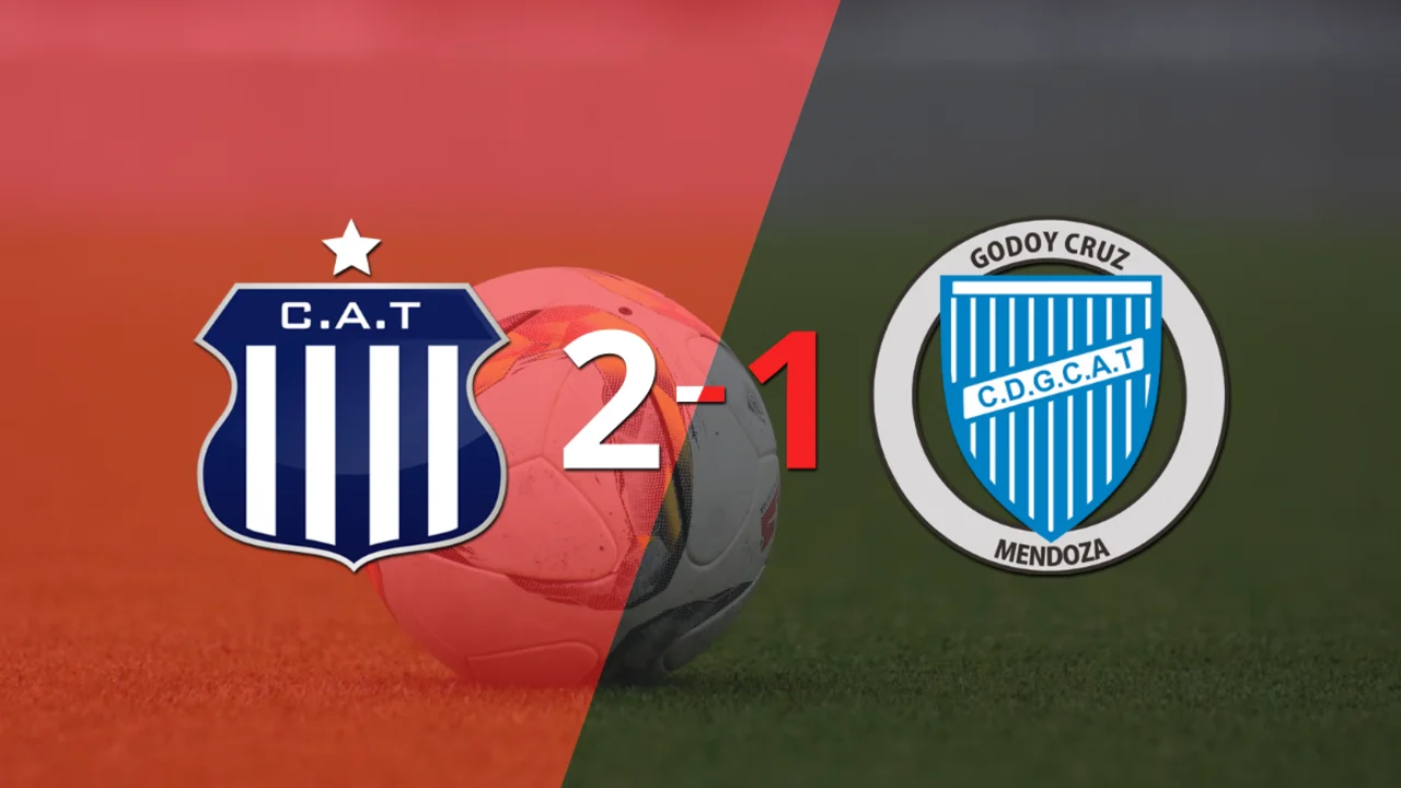 Talleres consiguió una victoria en casa por 2 a 1 ante Godoy Cruz
