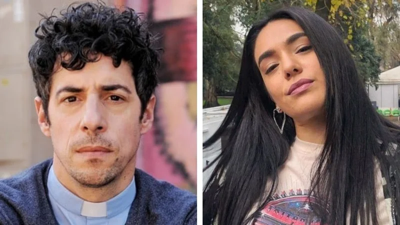 Esteban Lamothe. Ángela Leiva
