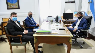 Kicillof, con Ferraresi y el intendente: se viene un plan de obras en Avellaneda