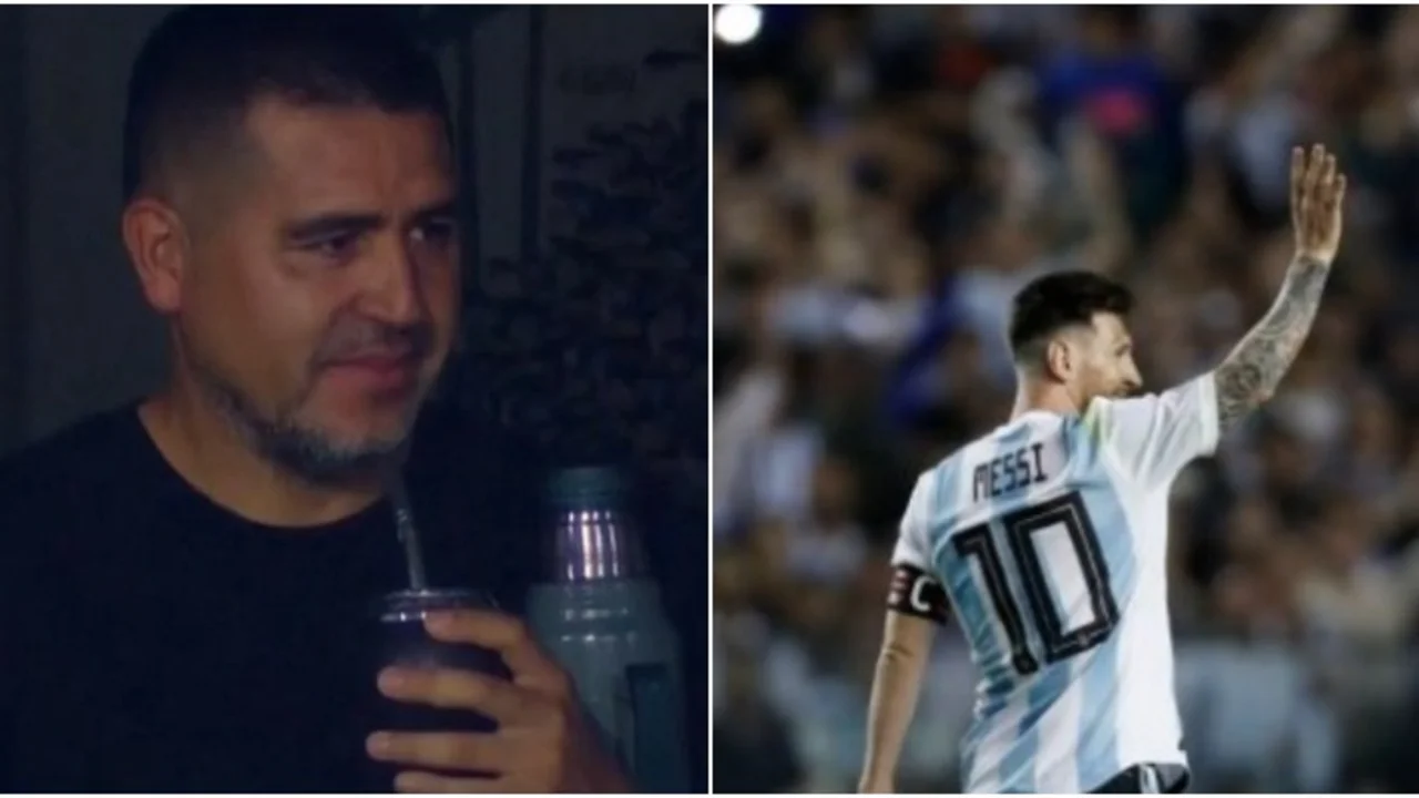 El gesto de Riquelme con Lionel Messi que hizo estallar a los hinchas de Boca
