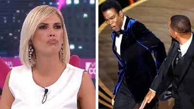 Viviana Canosa. Premios Óscar. Chris Rock. Will Smith Viviana Canosa. Premios Óscar. Chris Rock. Will Smith