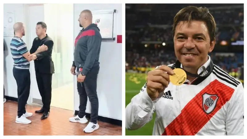 Martín Aguirre Marcelo Gallardo River Plate