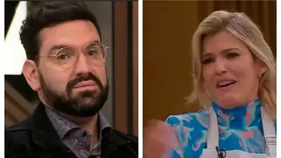 Damián Betular, Mery del Cerro, MasterChef Celebrity, televisión, Telefe Damián Betular, Mery del Cerro, MasterChef Celebrity, televisión, Telefe