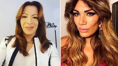 Flor de la V y Lizy Tagliani. Flor de la V y Lizy Tagliani.