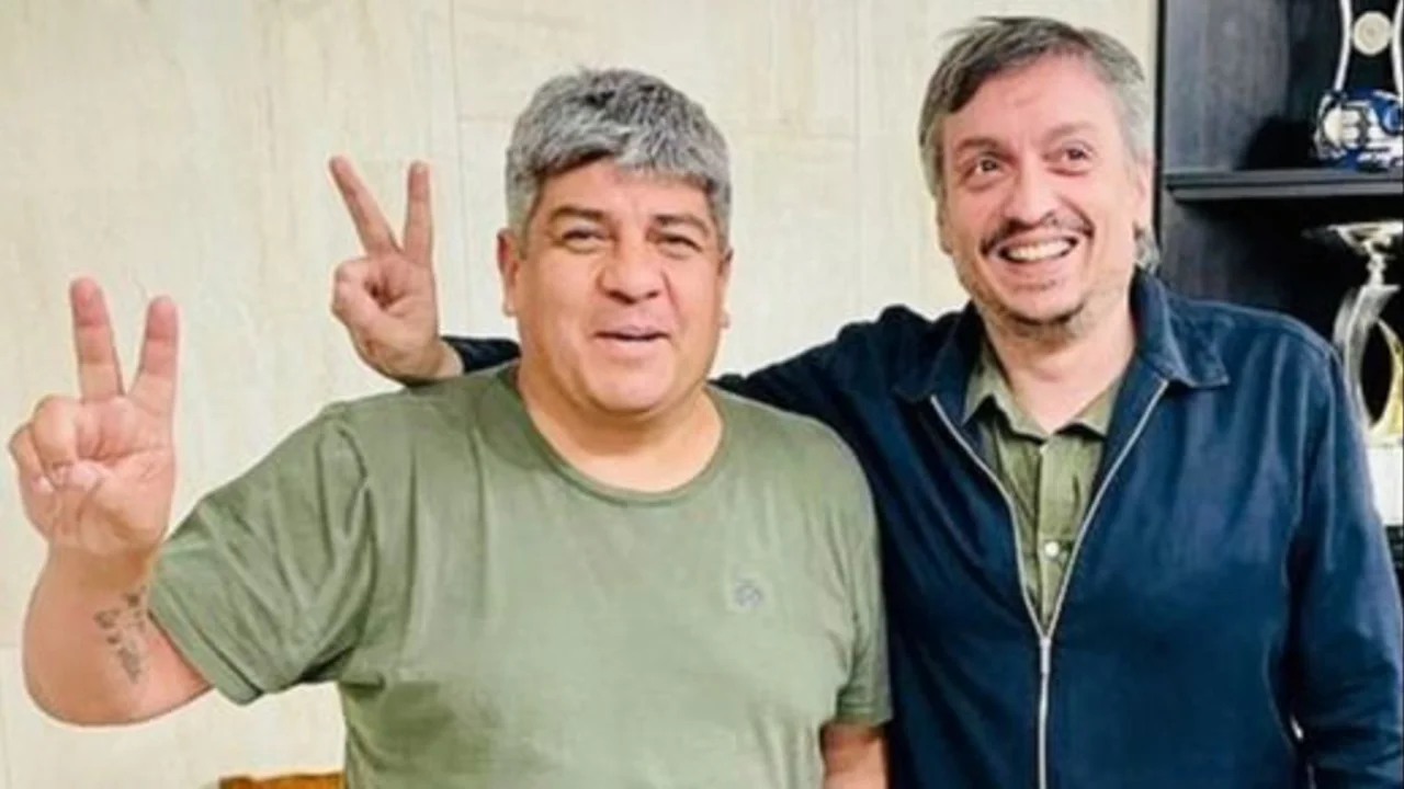 Máximo Kirchner y Pablo Moyano se mostraron juntos tras una reunión en la sede de Camioneros