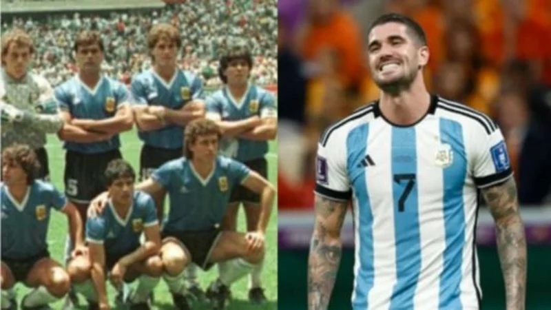Rodrigo De Paul, Selección Argentina, fútbol, deportes, Pedro Pablo Pasculli, Mundial Qatar 2022, Mundial México 1986