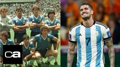 Rodrigo De Paul, Selección Argentina, fútbol, deportes, Pedro Pablo Pasculli, Mundial Qatar 2022, Mundial México 1986 Rodrigo De Paul, Selección Argentina, fútbol, deportes, Pedro Pablo Pasculli, Mundial Qatar 2022, Mundial México 1986