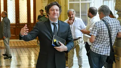 El guiño de Milei a Bullrich: "Si ganan, yo acompaño" El guiño de Milei a Bullrich: "Si ganan, yo acompaño"