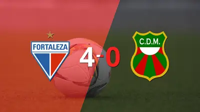 Goleó Fortaleza y se clasificó a Tercera Fase Goleó Fortaleza y se clasificó a Tercera Fase