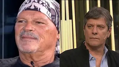 Walter Alfa de Gran Hermano y Mario Pergolini Walter Alfa de Gran Hermano y Mario Pergolini