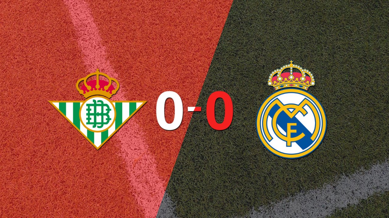 Betis y Real Madrid no se hicieron daño y empataron sin goles