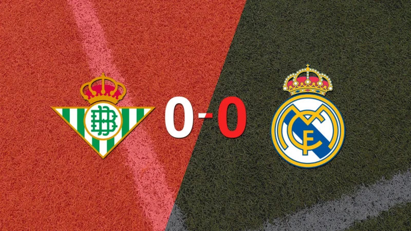 Betis y Real Madrid no se hicieron daño y empataron sin goles