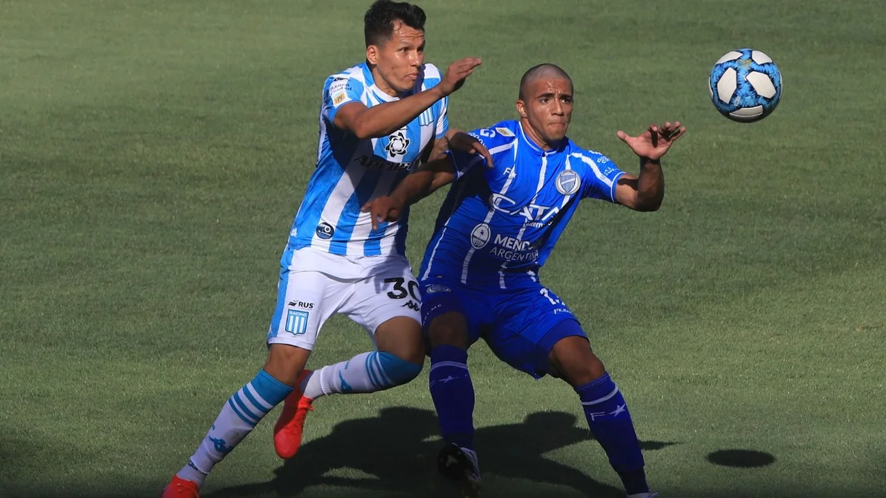 Racing, Godoy Cruz, fútbol argentino, Liga Profesional de Fútbol, deportes, televisión, streaming