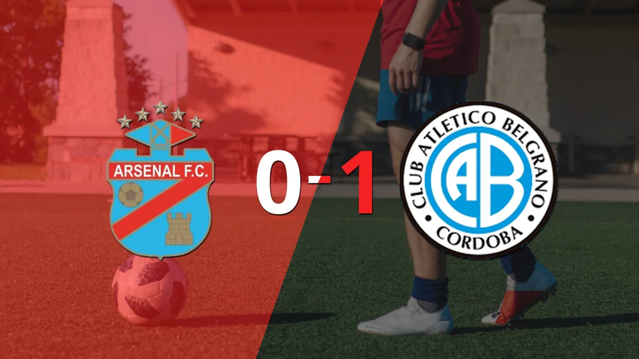A Belgrano no le sobró nada, pero venció a Arsenal en su casa por 1 a 0