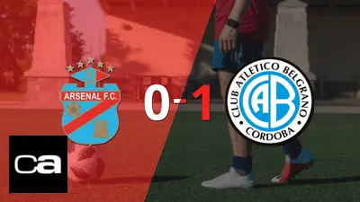 A Belgrano no le sobró nada, pero venció a Arsenal en su casa por 1 a 0 A Belgrano no le sobró nada, pero venció a Arsenal en su casa por 1 a 0