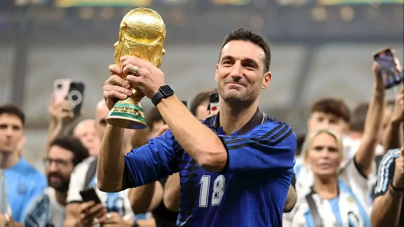 Lionel Scaloni, Selección Argentina, Giovanni Simeone, fútbol, deportes