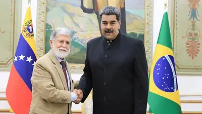 Un asesor en política exterior y máxima confianza de Lula se reunió con Maduro Un asesor en política exterior y máxima confianza de Lula se reunió con Maduro