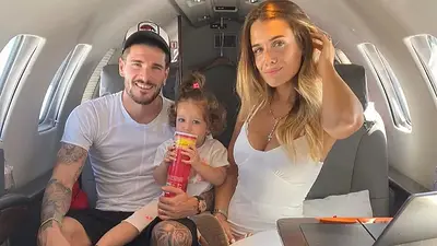 Camila Homs, Rodrigo De Paul y Francesca Camila Homs, Rodrigo De Paul y Francesca